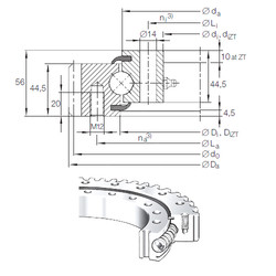 Bearing VSA 20 1094 N INA