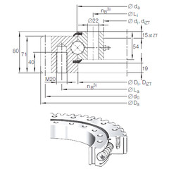 Bearing VSA 25 0955 N INA