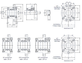 Bearing WBK17DF-31 NSK