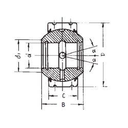 Bearing GEK60XS-2RS FBJ