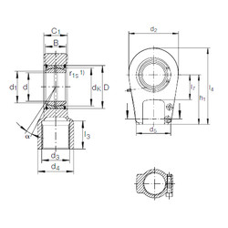 Bearing GIHRK 70 DO INA