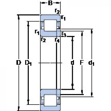 Bearing NUP 208 ECM SKF