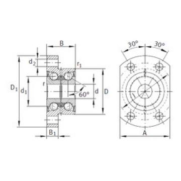 Bearing ZKLFA1050-2RS INA