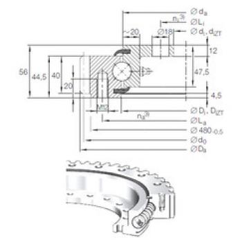 Bearing VLA 20 0414 N INA