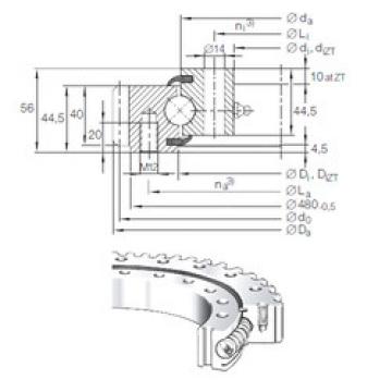 Bearing VSA 20 0414 N INA