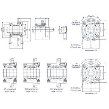 Bearing WBK25DF-31 NSK