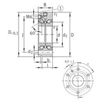 Bearing ZKLF2068-2Z INA