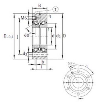 Bearing ZKLF1255-2RS-PE INA