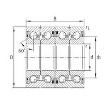 Bearing ZKLN2052-2RS-2AP INA