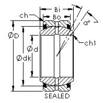 Bearing GEZ25ES-2RS AST