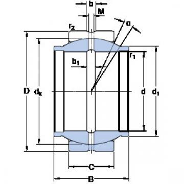 Bearing GEZM 312 ES SKF