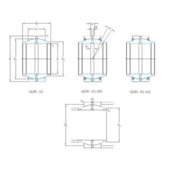 Bearing GEZM106ES-2RS SKF