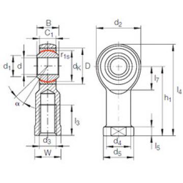 Bearing GIKFL 25 PW INA