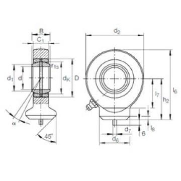 Bearing GK 15 DO INA