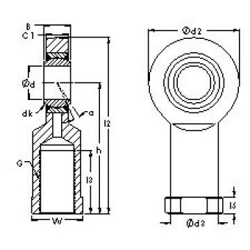 Bearing SI20ES AST