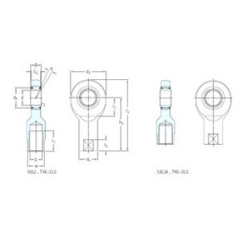 Bearing SIA40TXE-2LS SKF