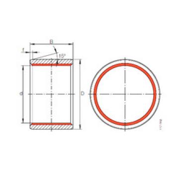 Bearing ZGB 70X80X70 INA