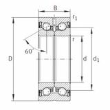 Bearing ZKLN4075-2Z INA