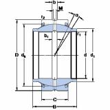 Bearing GEZM 012 ES-2RS SKF