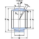 Bearing GEZM 308 ES SKF